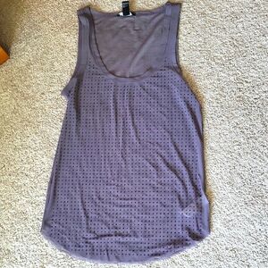 Mesh Rhinestone Tank - Brand New